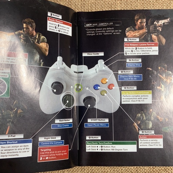 Resident Evil 5 Microsoft Xbox 360, 2009 w/Manual - Picture 6 of 7